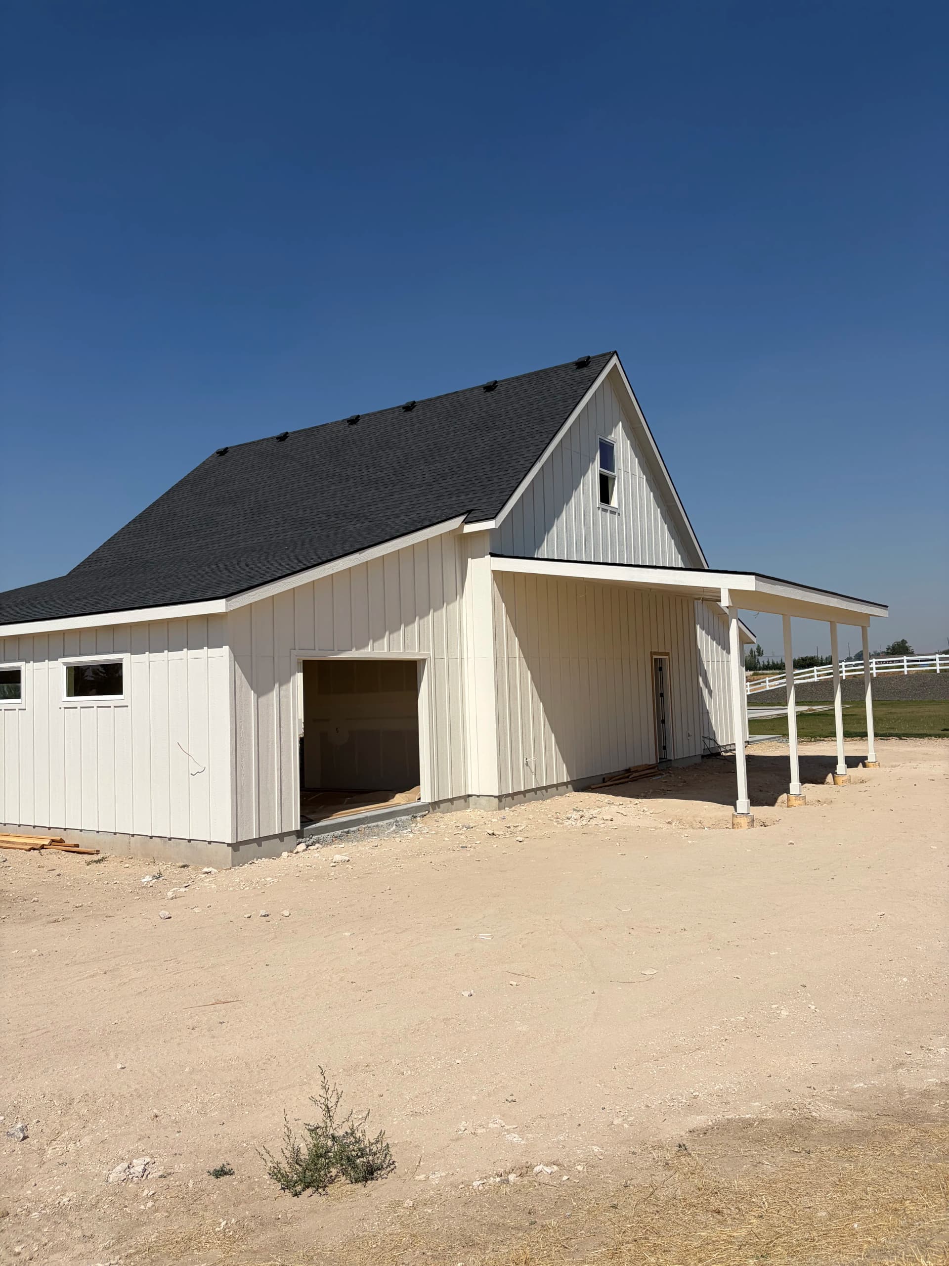 Gallery photos for Shop ADU Build in Nampa Gets Metal Siding and Architectural Shingle Roof: Image #2