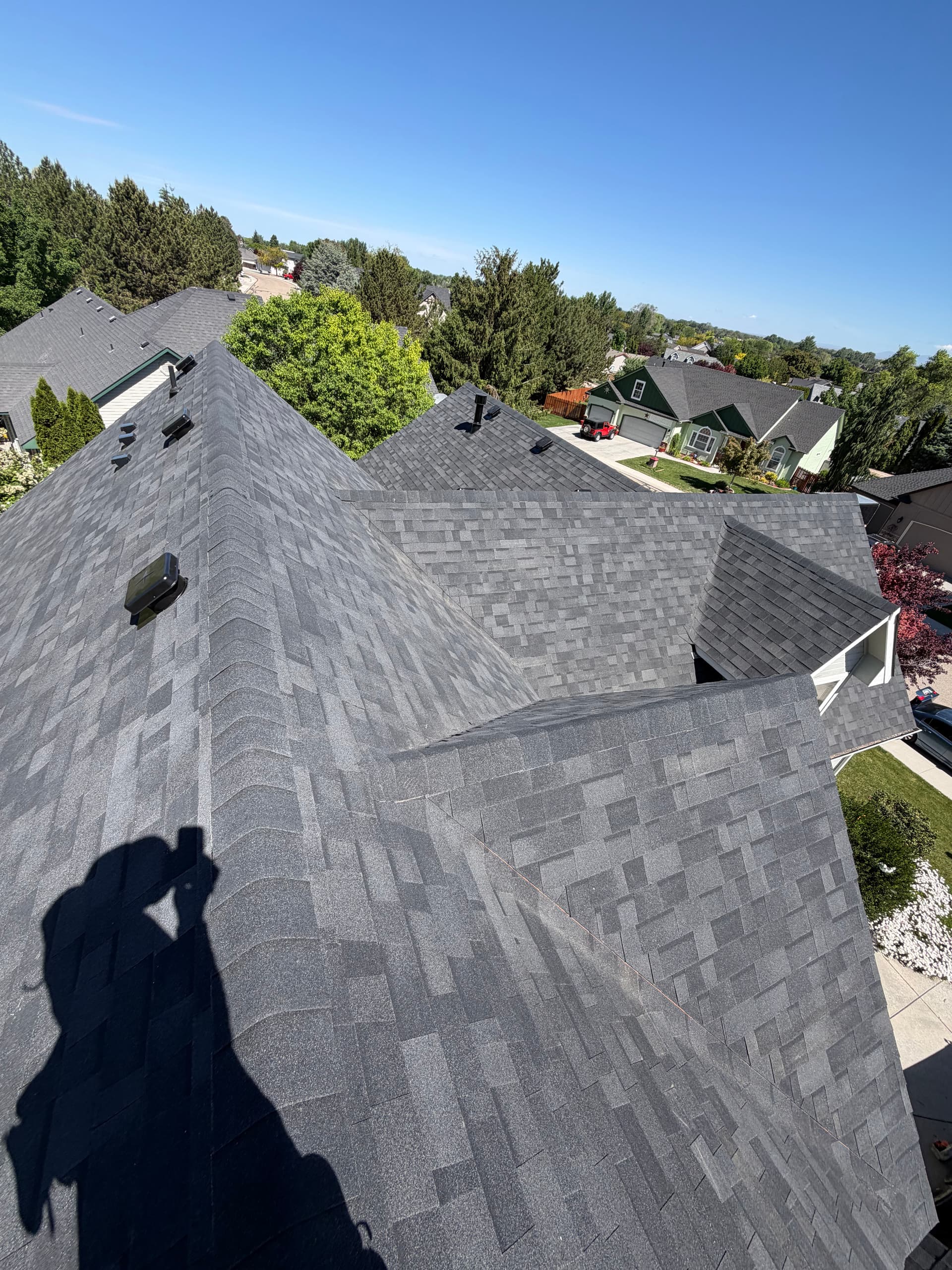 Gallery photos for Full Reroof in South Nampa Using Malarkey Midnight Black: Image #1