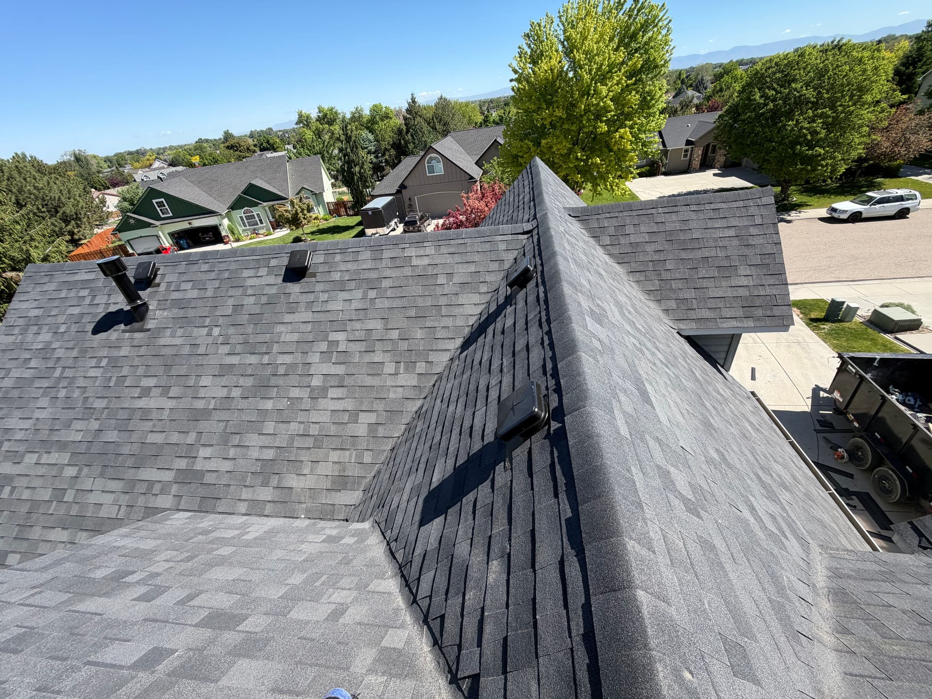 Gallery photos for Full Reroof in South Nampa Using Malarkey Midnight Black: Image #2