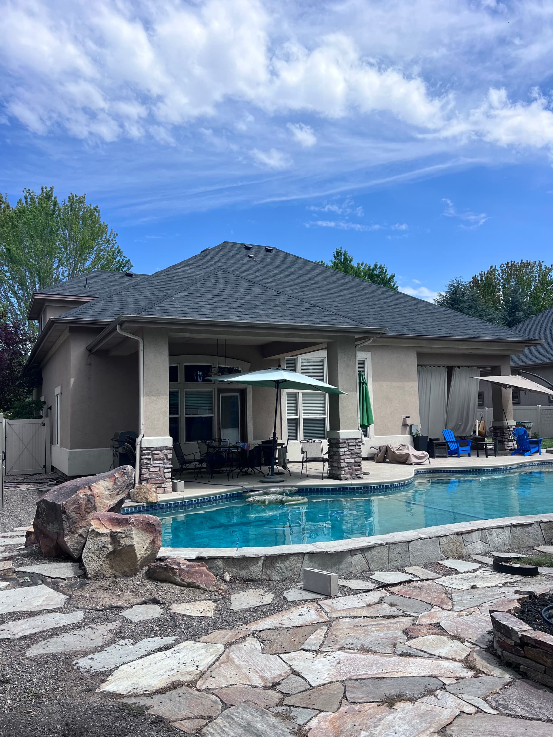 Gallery photos for Midnight Black Malarkey Highlander Roof Replacement in Boise: Image #2